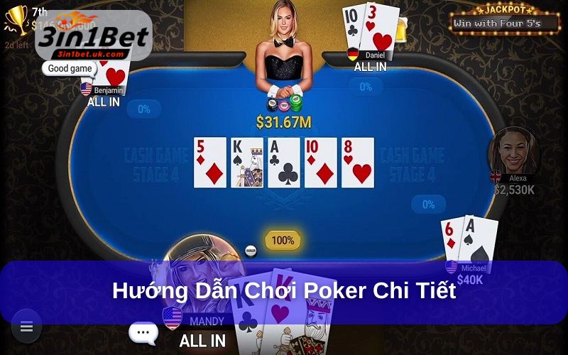 Game Bài Poker Và Những Tin Tức Thú Vị Cần Tìm Hiểu Quy trình diễn ra một ván Poker hoàn chỉnh