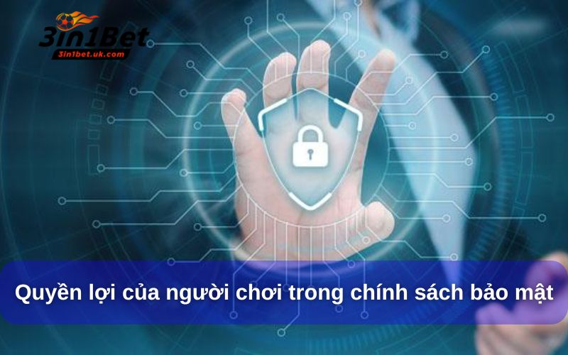 Quyền lợi của người chơi trong chính sách bảo mật 3IN1BET