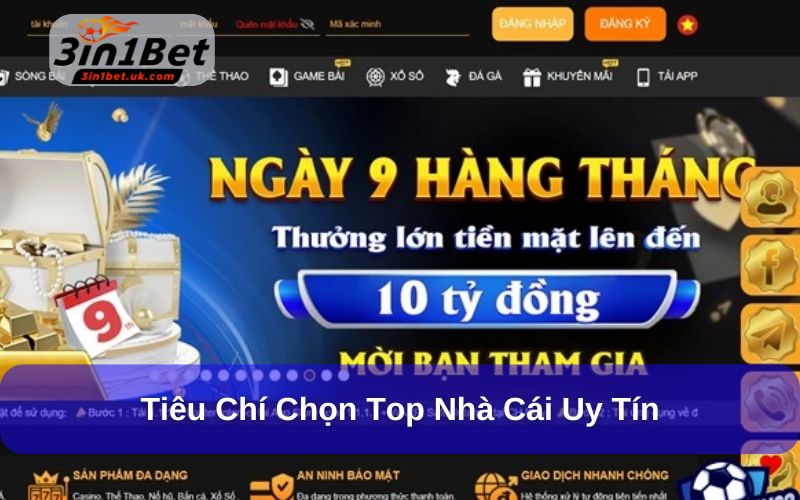 Top Nhà Cái Uy Tín, Chất Lượng, An Toàn Nhất Năm 2025 Hướng dẫn cách đánh giá top nhà cái uy tín chi tiết