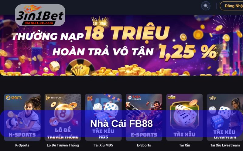 Top Nhà Cái Uy Tín, Chất Lượng, An Toàn Nhất Năm 2025 FB88 lọt top nhà cái uy tín nhất 2025