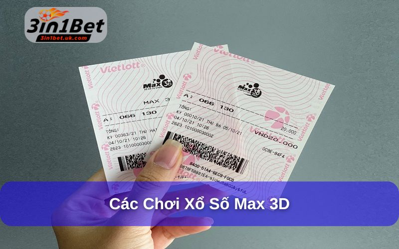 Vietlott - Tìm Hiểu Loại Hình Xổ Số Điện Toán Mới Lạ, Thú Vị Trải nghiệm xổ số Vietlott phiên bản Max 3D và 4D